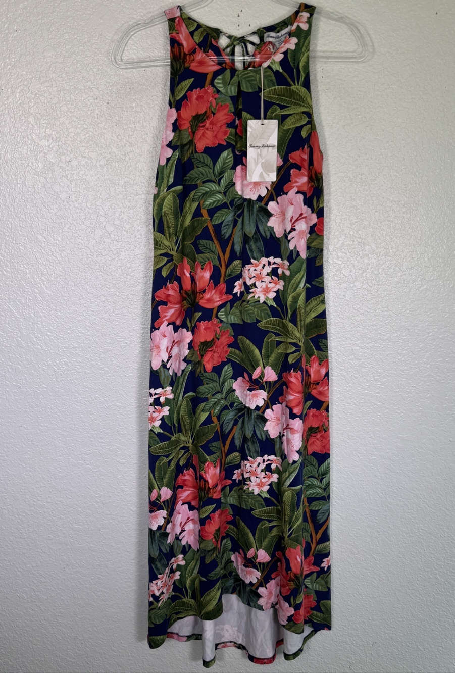 Tommy Bahama Jasmina Faraway Blooms Dress Womens Small Maxi Floral Tropical NEW